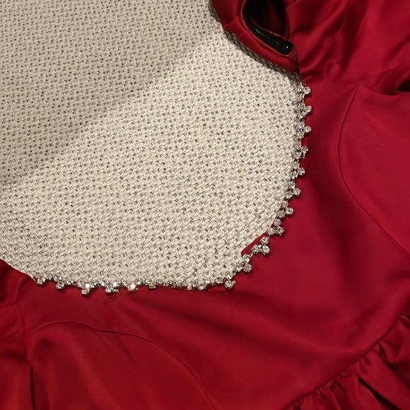 Brand new Designer rhinestone satin evening dress - Picture 6 of 6